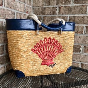 Lilly Pulitzer Straw Tote